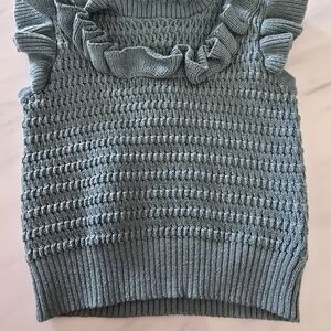 JANIE and JACK Ruffled Knit Sweater